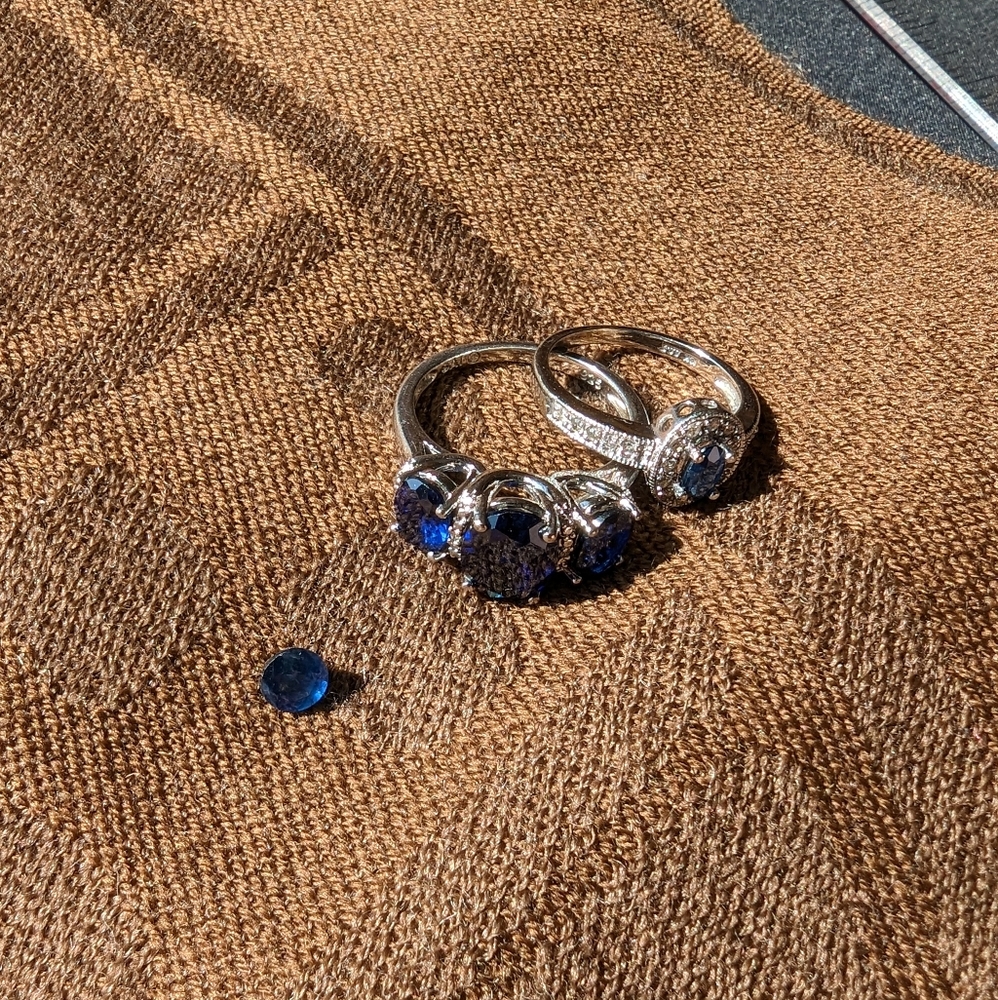 Genuine & Created Sapphire Bundle